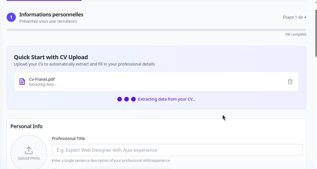 Système de Matching et Scoring Automatique de CV